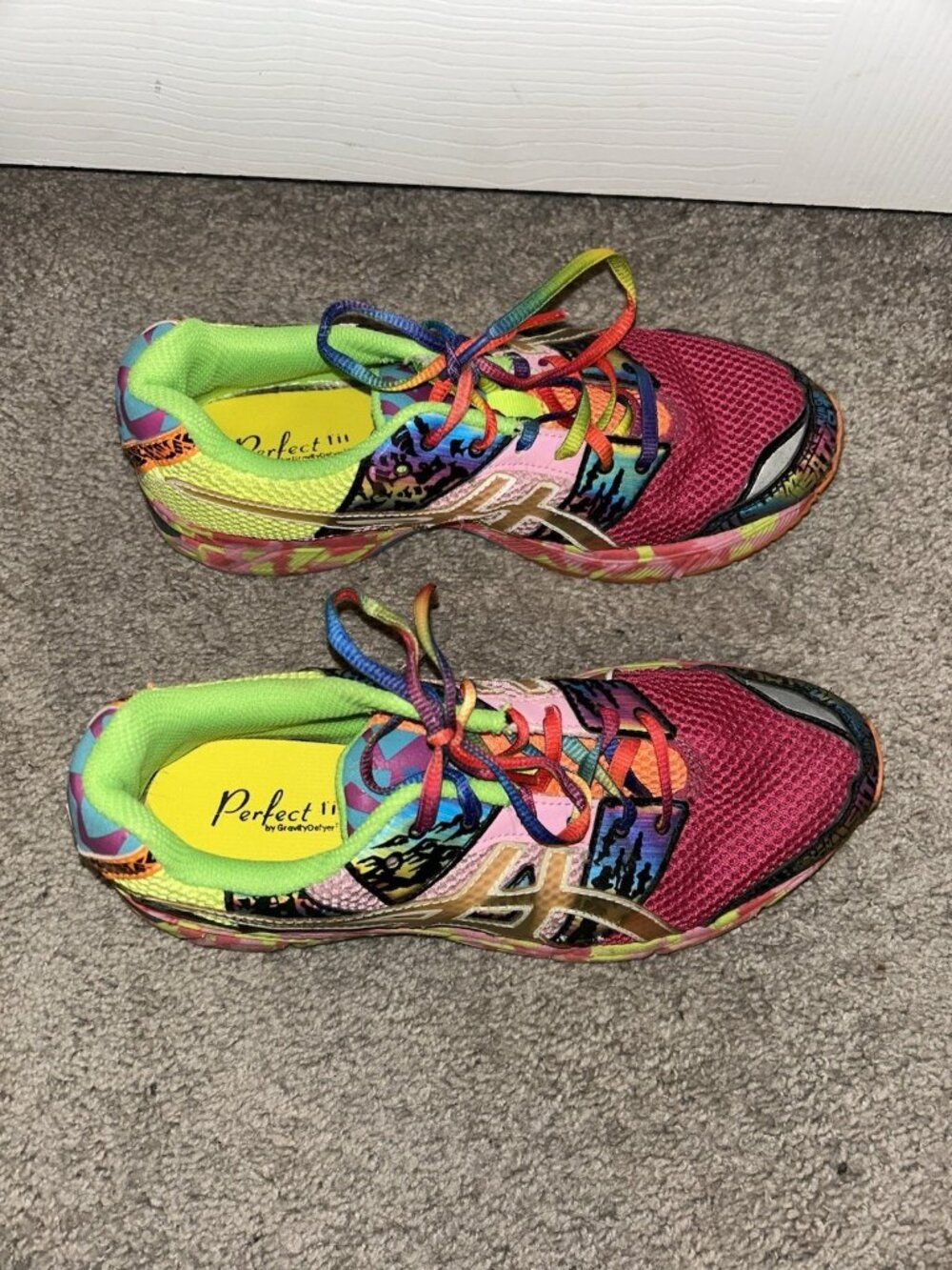 Asics Gel Noosa Tri 8 Multi-Color Running Triathlon Sneaker Shoes Size 6.5 - Picture 3 of 7